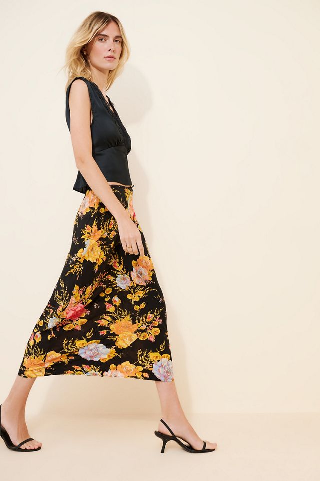 Never Fully Dressed Floral Dorris Midi Skirt #4