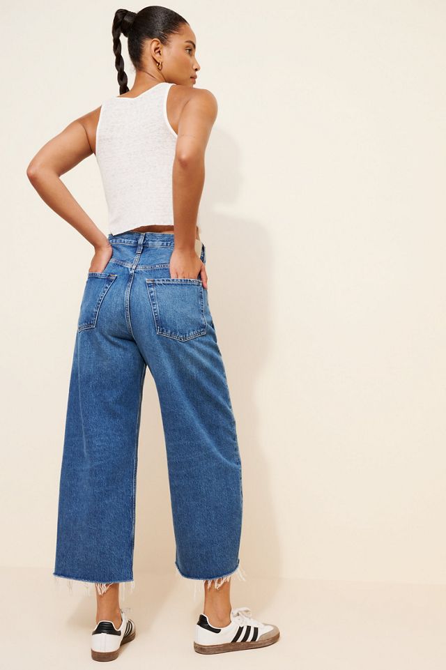 Citizens of Humanity Ayla Raw Hem Crop Jeans #1