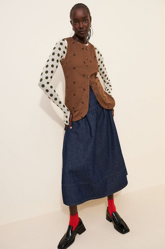 Little Lies Bow Motif Vest #4