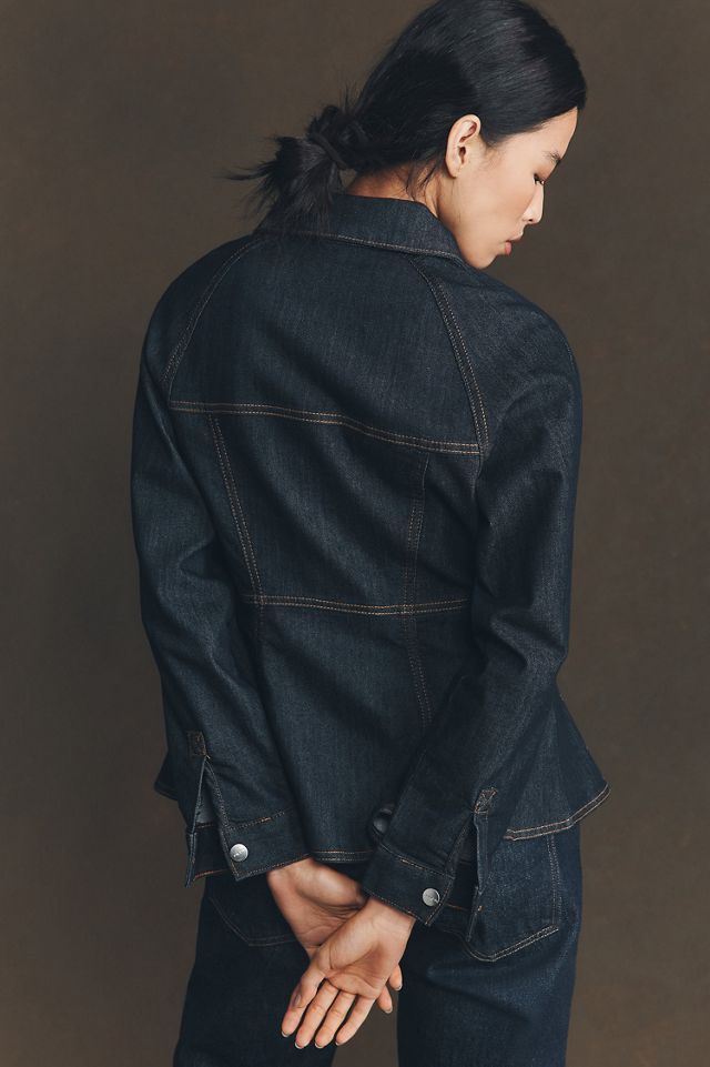 Pilcro Peplum Denim Jacket #1