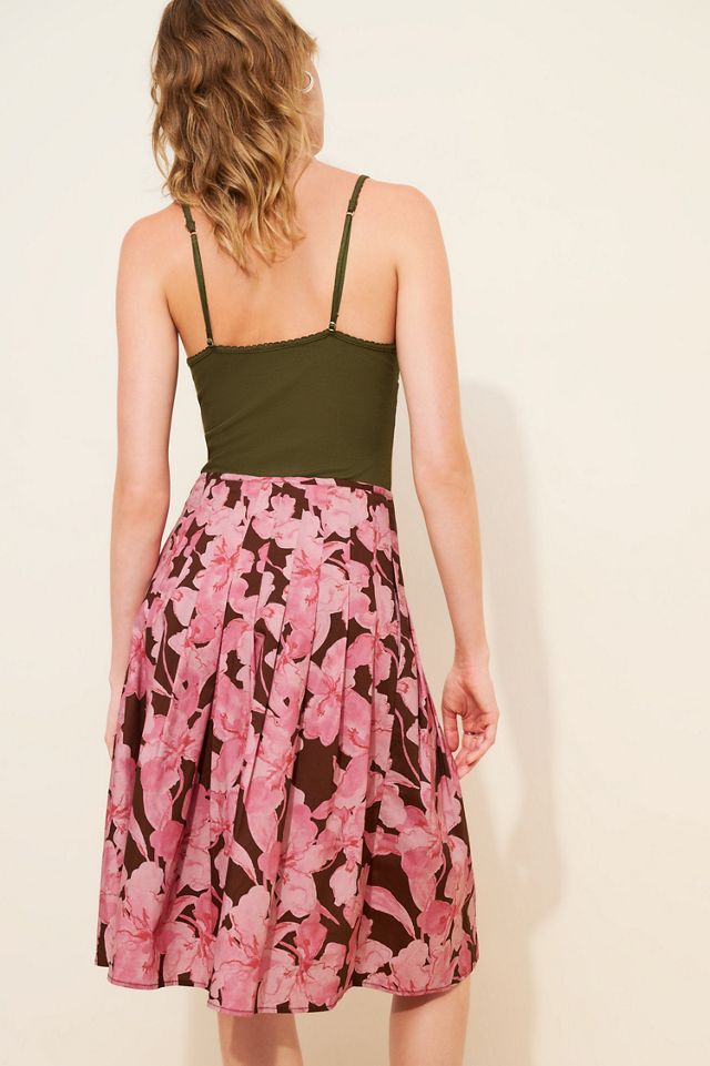 Hutch Full Floral Knee-Length Skirt #1