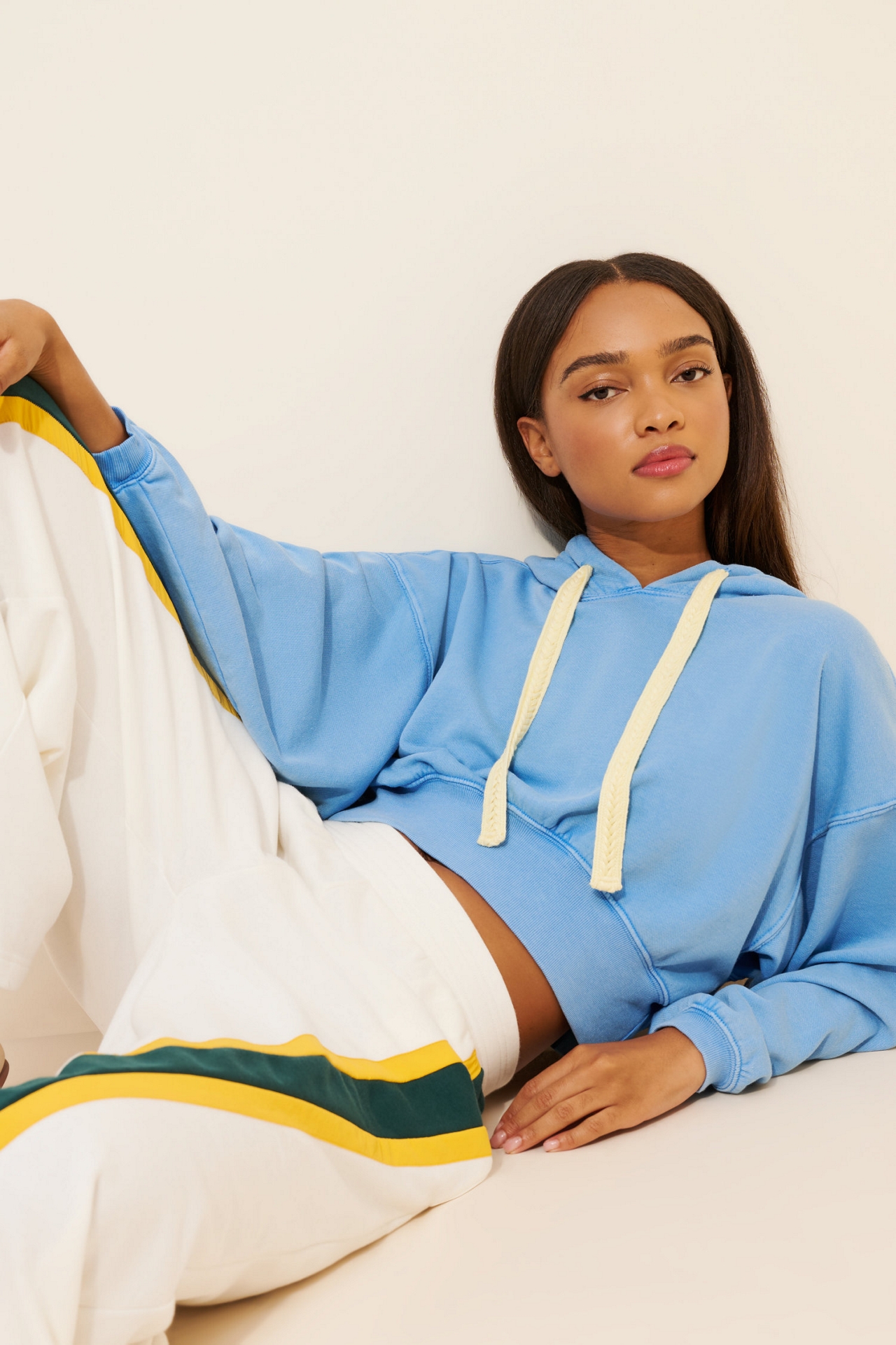 Daily Practice by Anthropologie Drawstring Cropped Hoodie