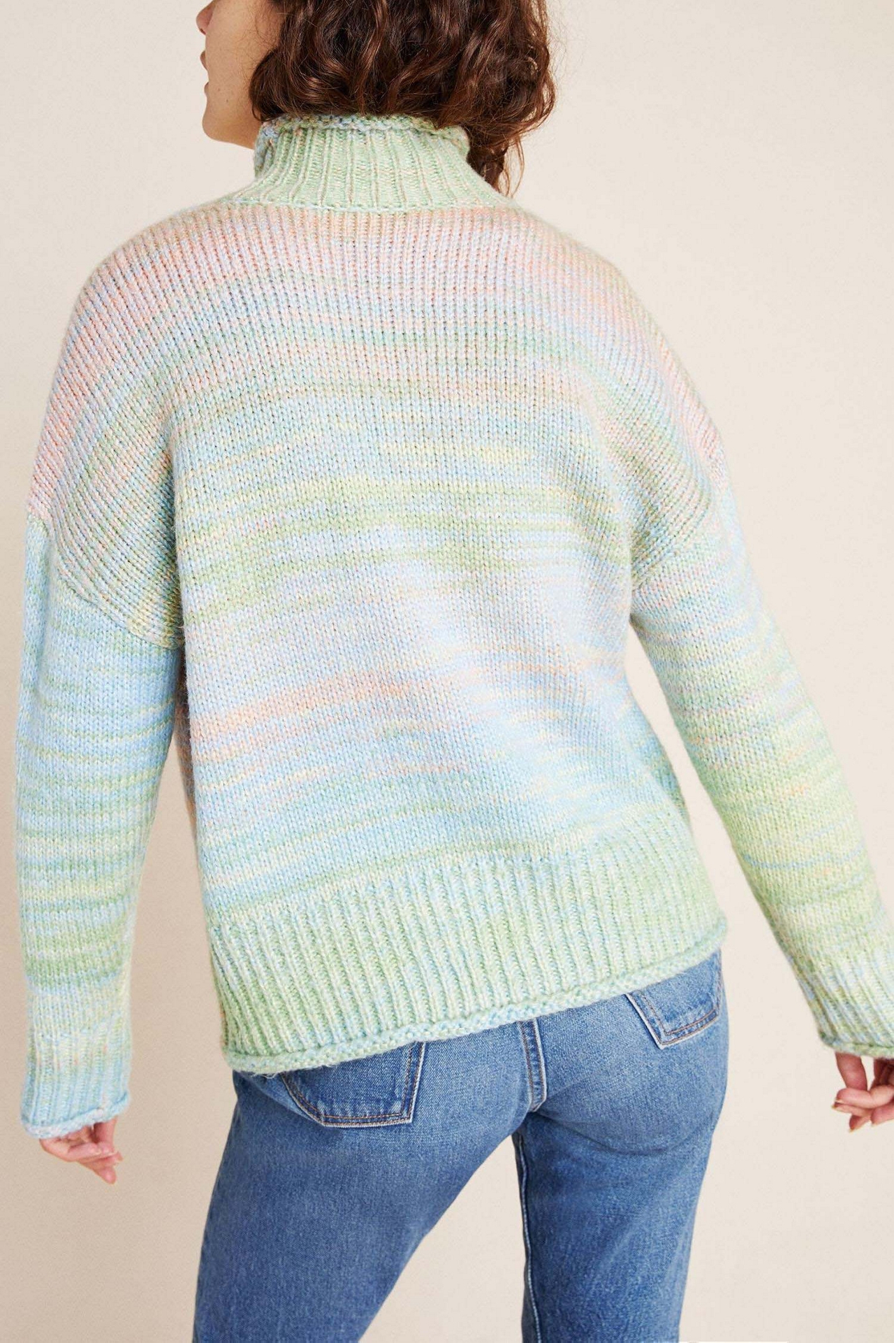 $525 Willa Space-Dyed Turtleneck Sweater