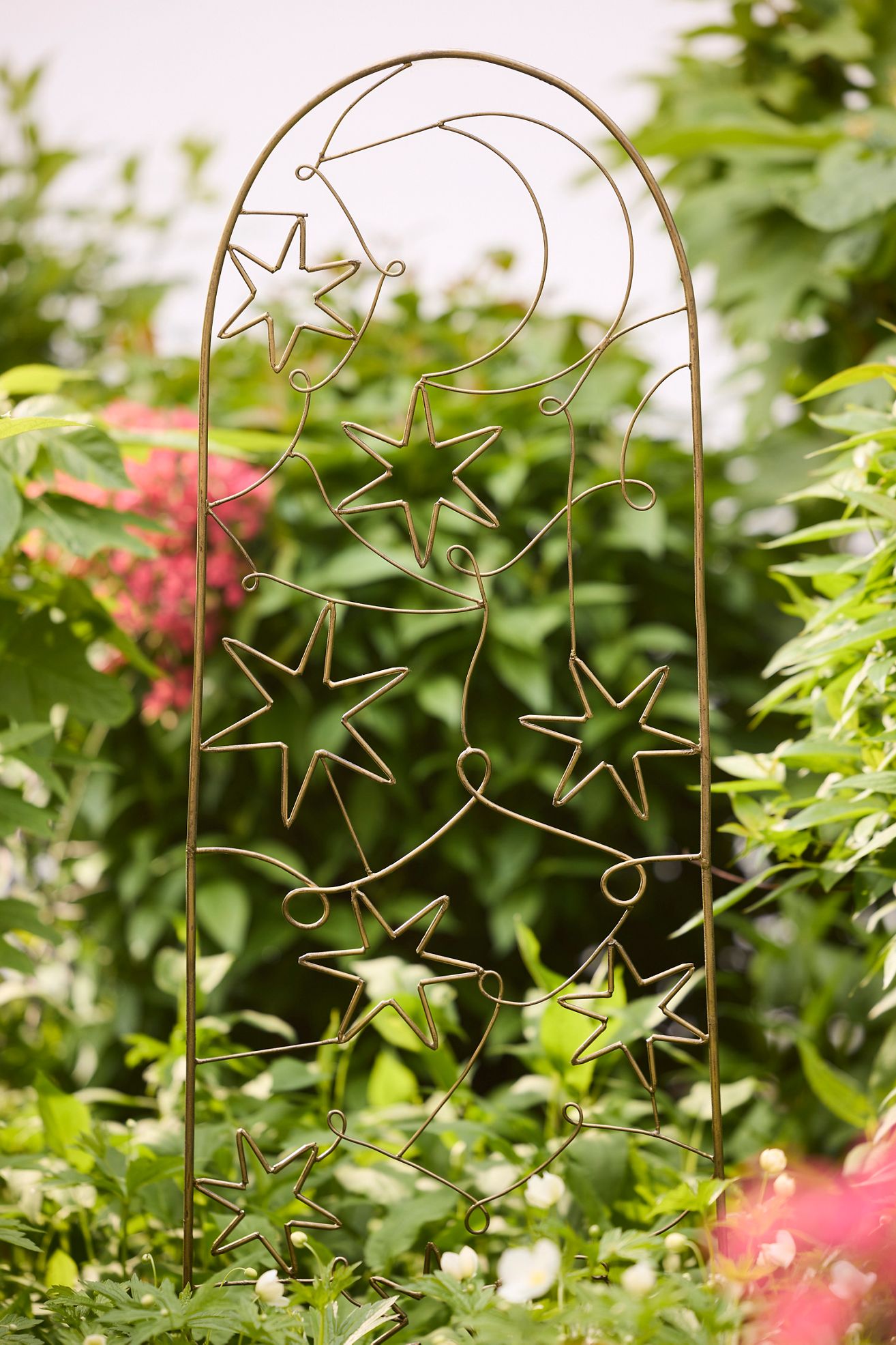 Antique Brass Astrological Trellis - Antiqued Brass, 48"