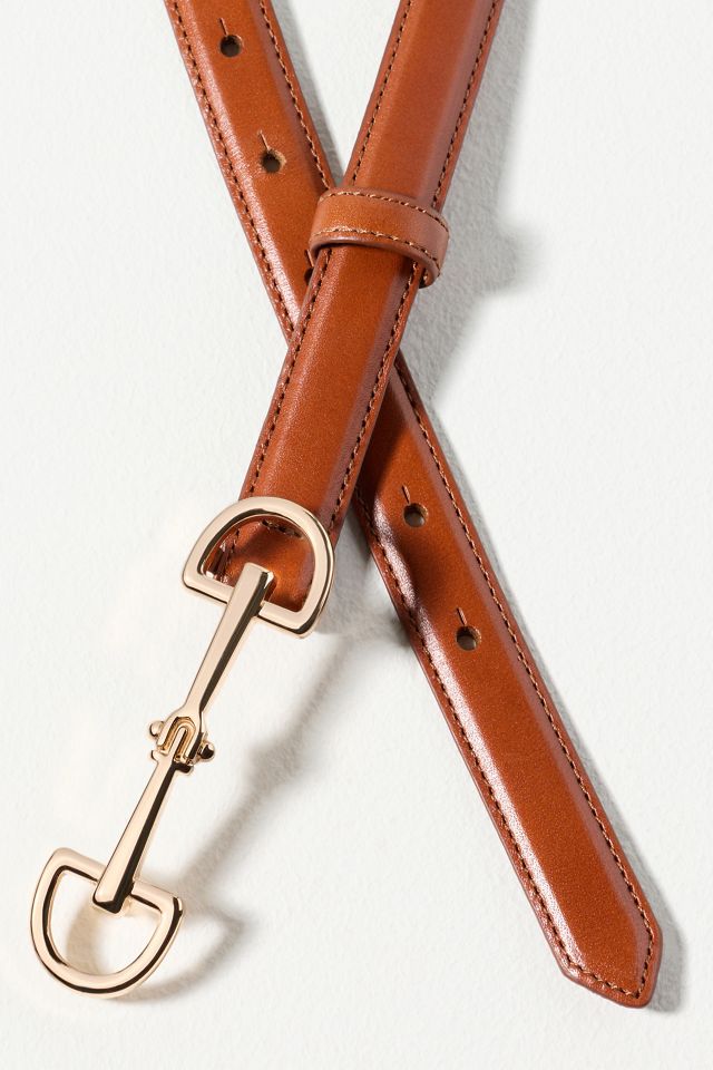 Classic Horsebit Skinny Belt #1