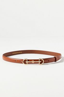 Anthropologie Black Leather Skinny Shell Hardware Belt Size Small 33” By Anthropologie Skinny Shell Hardware Belt in Natural | Lyst UK main image 4