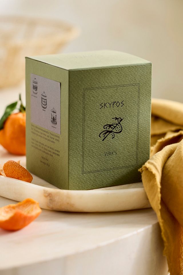 WAKS Grecian Ceramic Candle #1