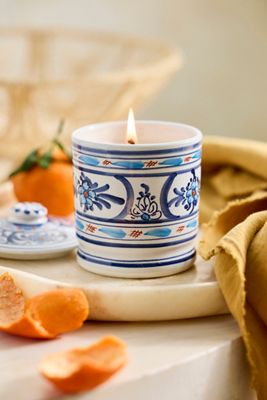 WAKS Grecian Ceramic Candle