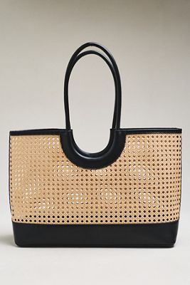 Cleobella Woven Backpack | Anthropologie display picture 3