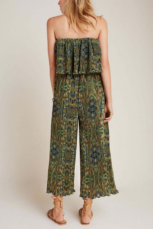 Suzanne Pleated Wide-Leg Jumpsuit #1