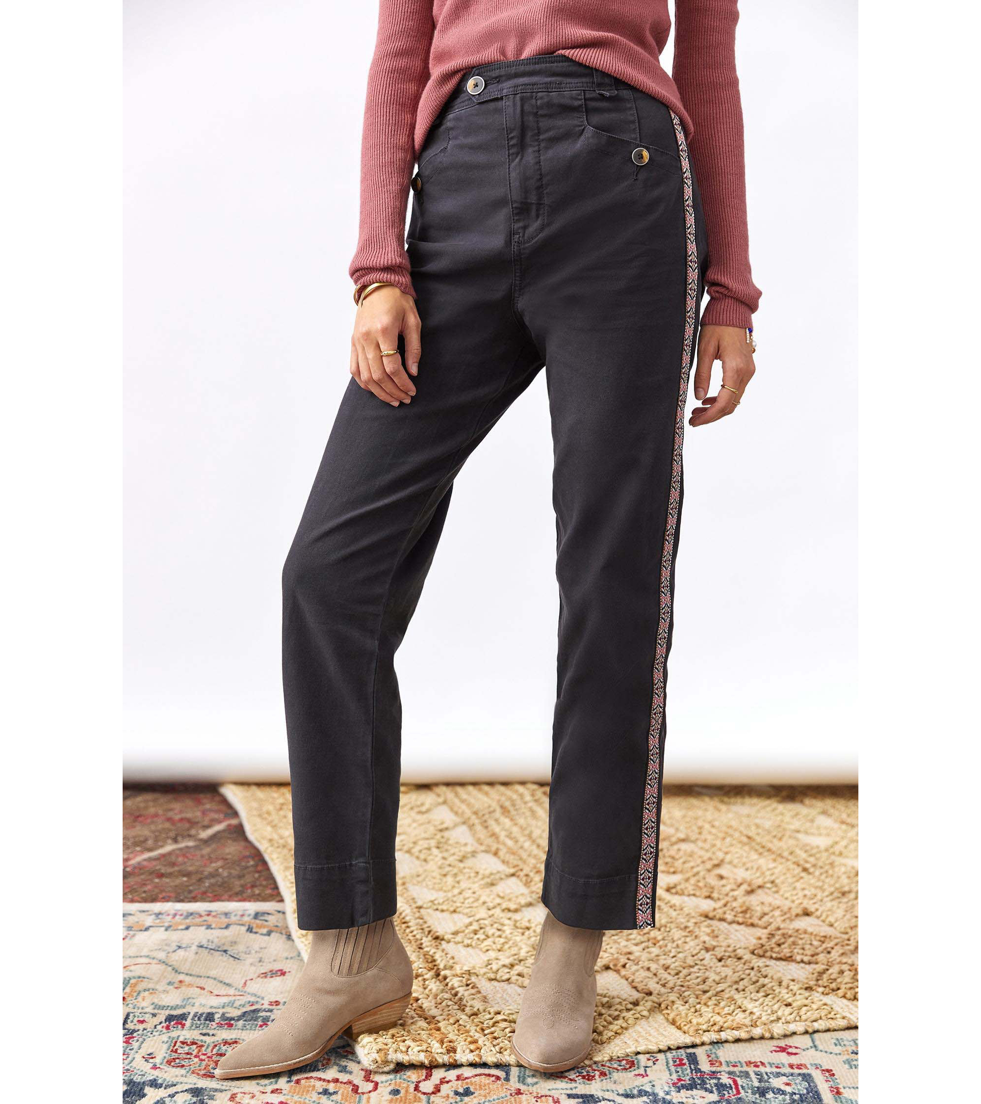 Slim Tapered Pants - Image 1
