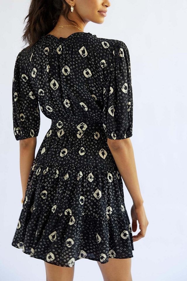 Lusana Lusana Cinched Mini Dress #4