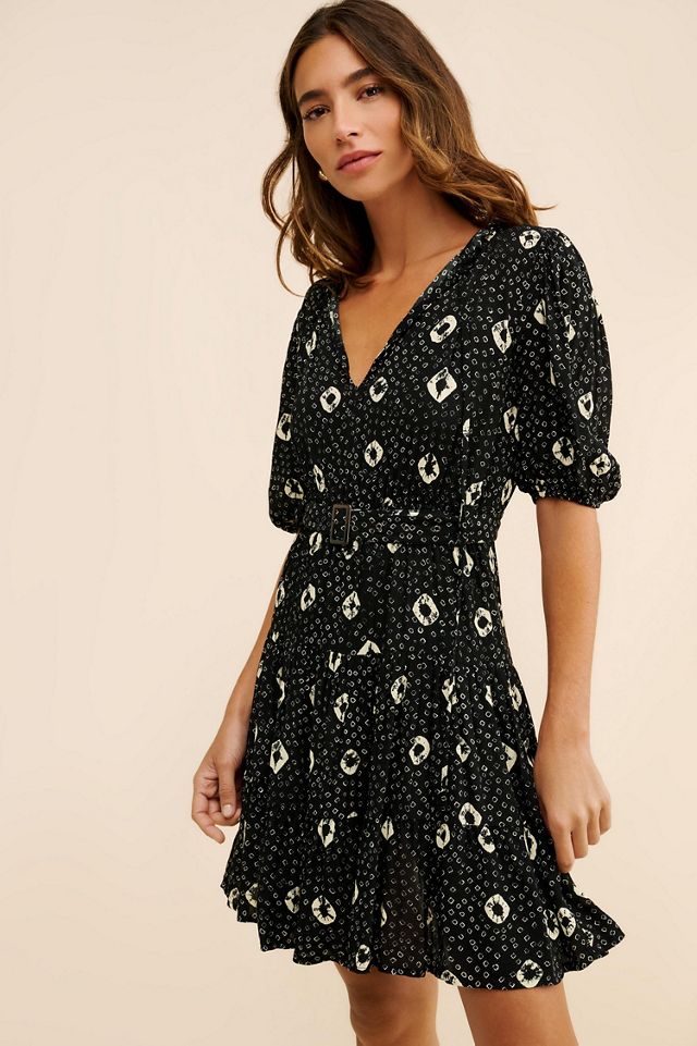 Lusana Lusana Cinched Mini Dress #1