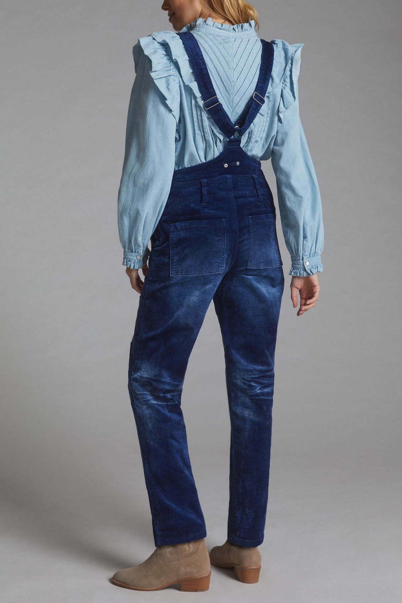 Pilcro The Wanderer Velvet Overalls