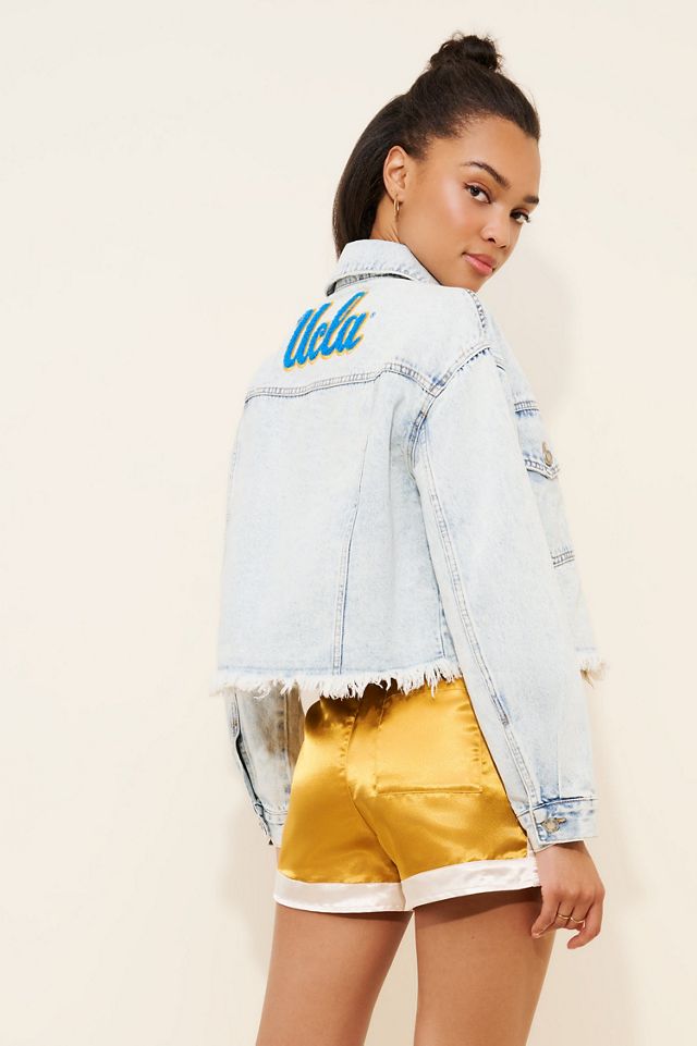 Hype and Vice UCLA Cropped Denim Jacket #4