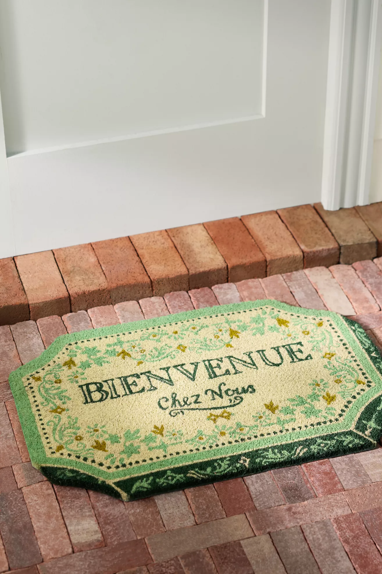 Bienvenue Coir Printed Doormat