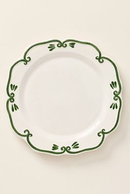 Vanessa Italian Earthenware Dinner Plate, Set of 4