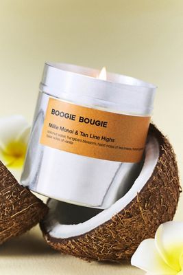 Boogie Bougie Floral Millie Monoi & Tan Line Highs Boxed Tin Candle