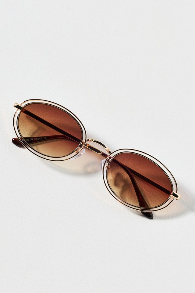I-SEA Oval Rim Sunglasses #1