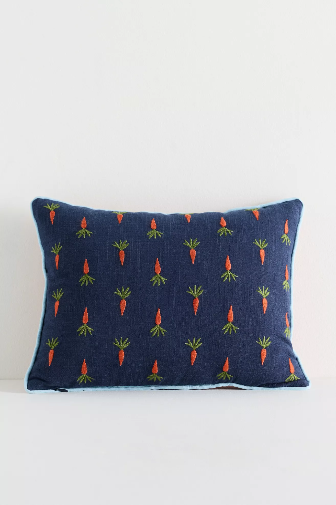 Sprout Cotton Embroidered Pillow - thumbnail 2