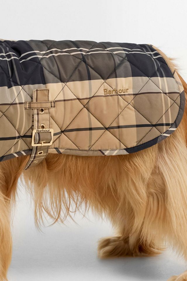 Barbour x Anthropologie Tartan Quilted Dog Coat #2