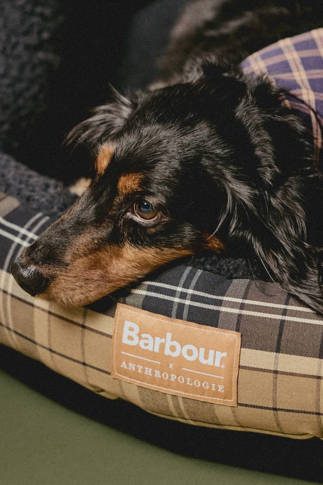 Barbour x Anthropologie 35" Round Tartan Dog Bed #1
