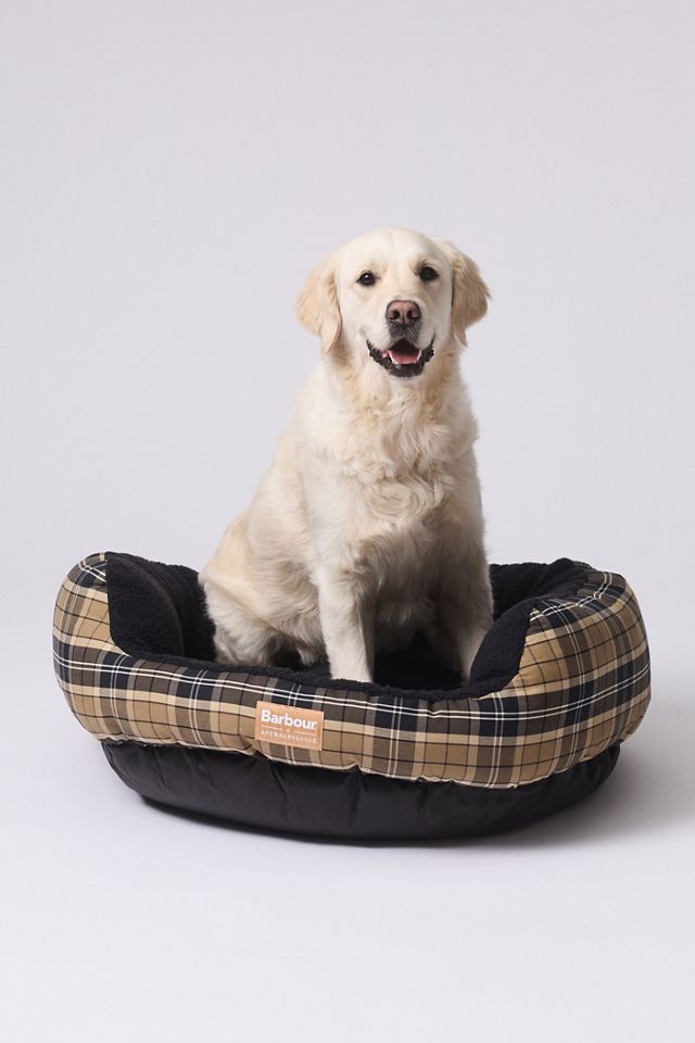 Barbour x Anthropologie 35" Round Tartan Dog Bed #4