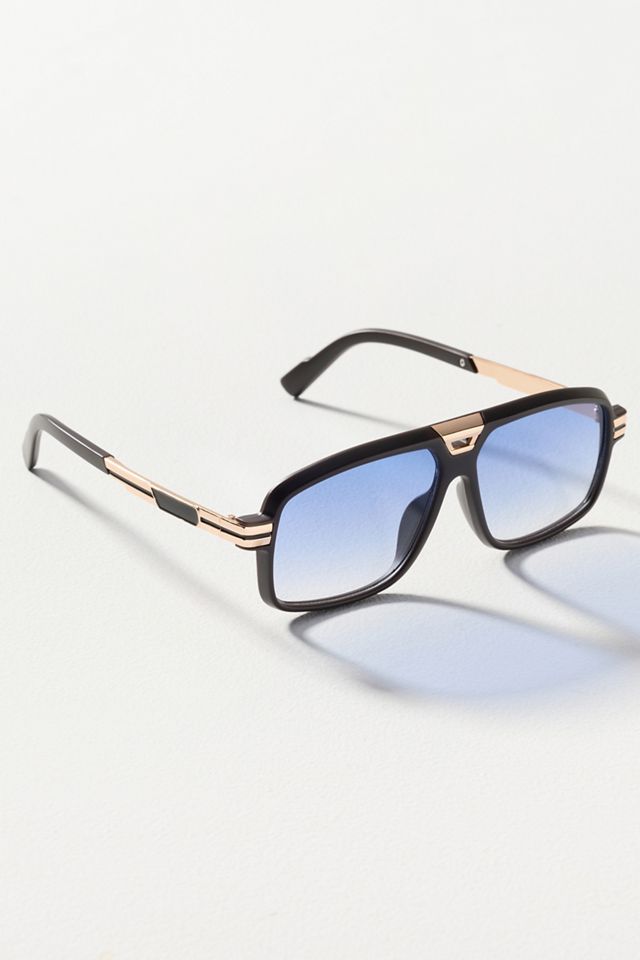 I-SEA Matte Aviator Sunglasses #1