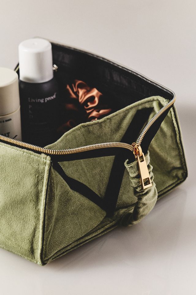 The Flat Lay Co. Velvet Makeup Box Bag #1