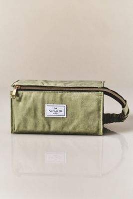 The Flat Lay Co. Velvet Makeup Box Bag