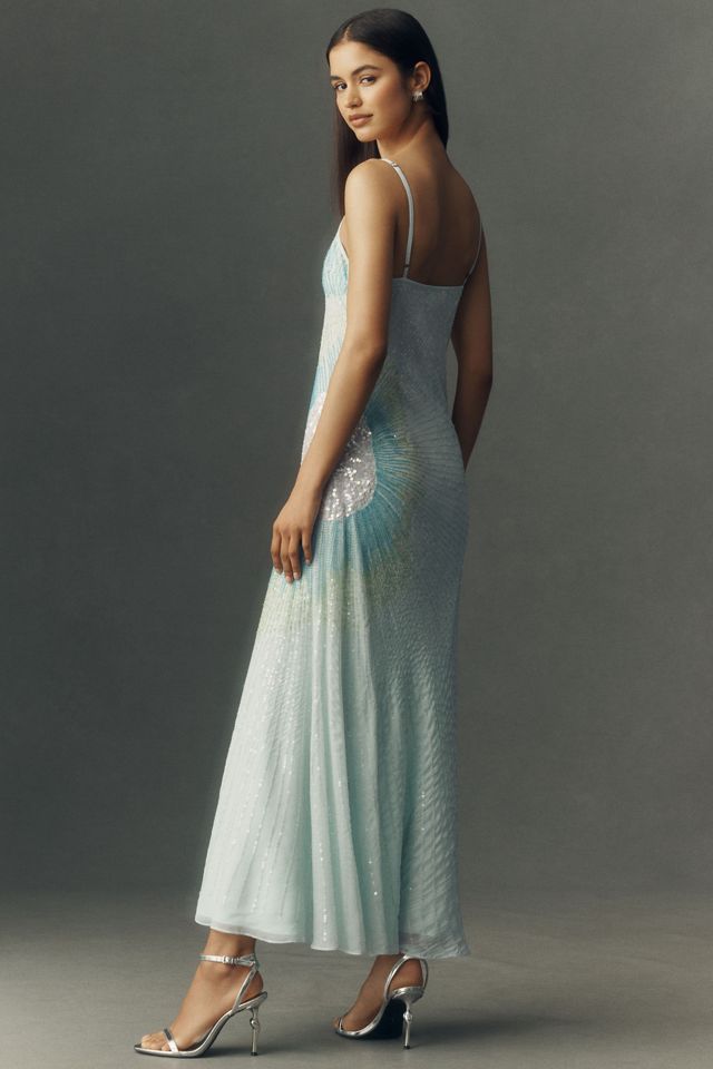 GREED Sheer Knit Drop Shoulder パフスリーブ 洗える》サマナチュラ シアー切り替えパフスリーブニットトップス