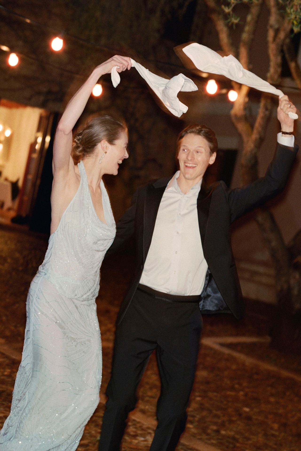 BHLDN Cowl Neck Beaded Top and Skirt Set