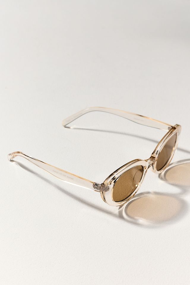 Transparent Oval Sunglasses #3