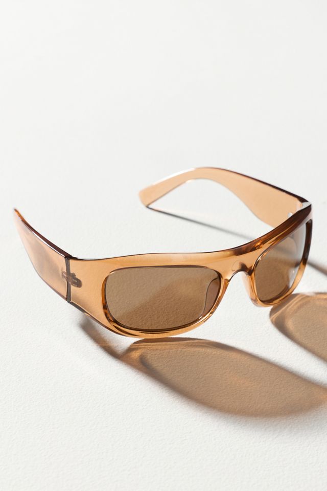By Anthropologie Curved Rectangle Sunglasses #2