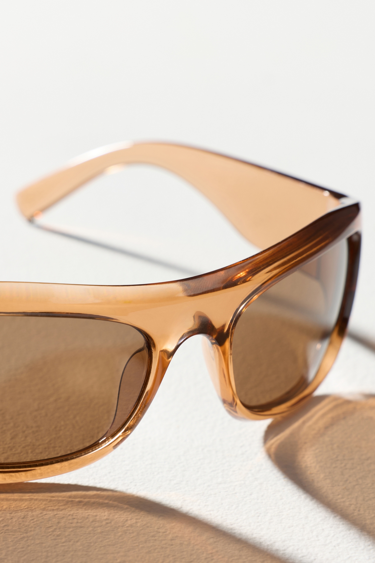 By Anthropologie Curved Rectangle Sunglasses