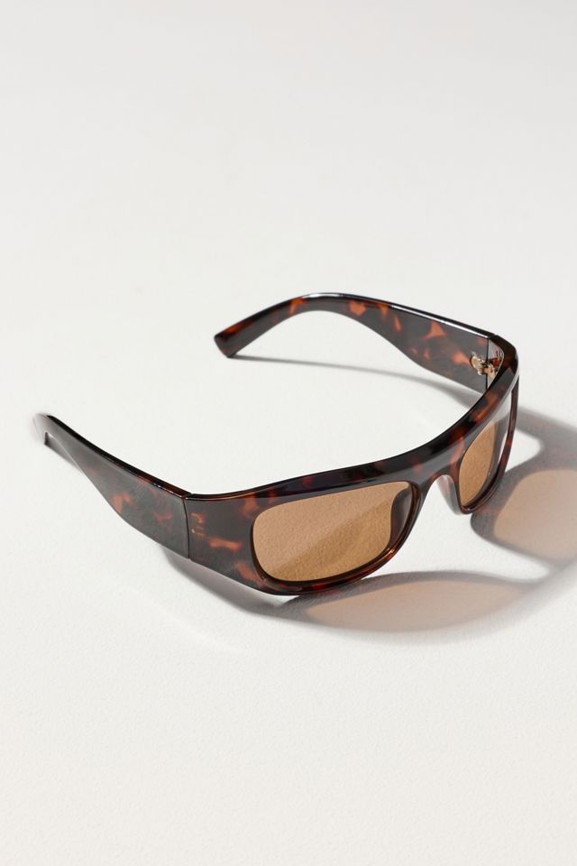 By Anthropologie Curved Rectangle Sunglasses #1