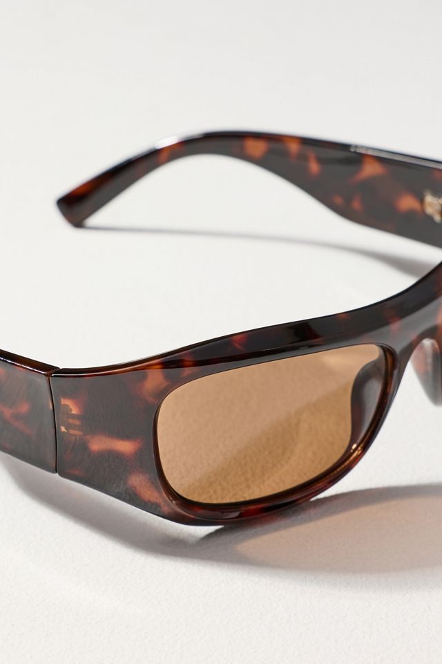 By Anthropologie Curved Rectangle Sunglasses #2