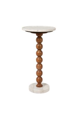 Honey Marble Drink Table
