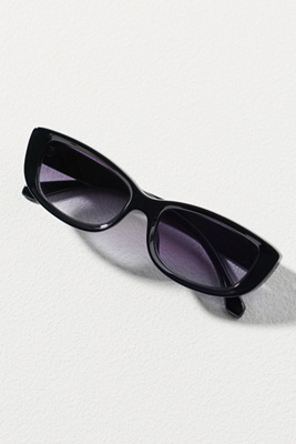 Reality Eyewear Winged Rectangle Sunglasses | Anthropologie