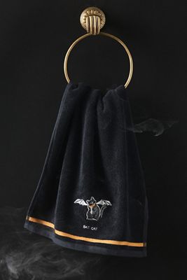 Molly Hatch Halloween Embroidered Hand Towel