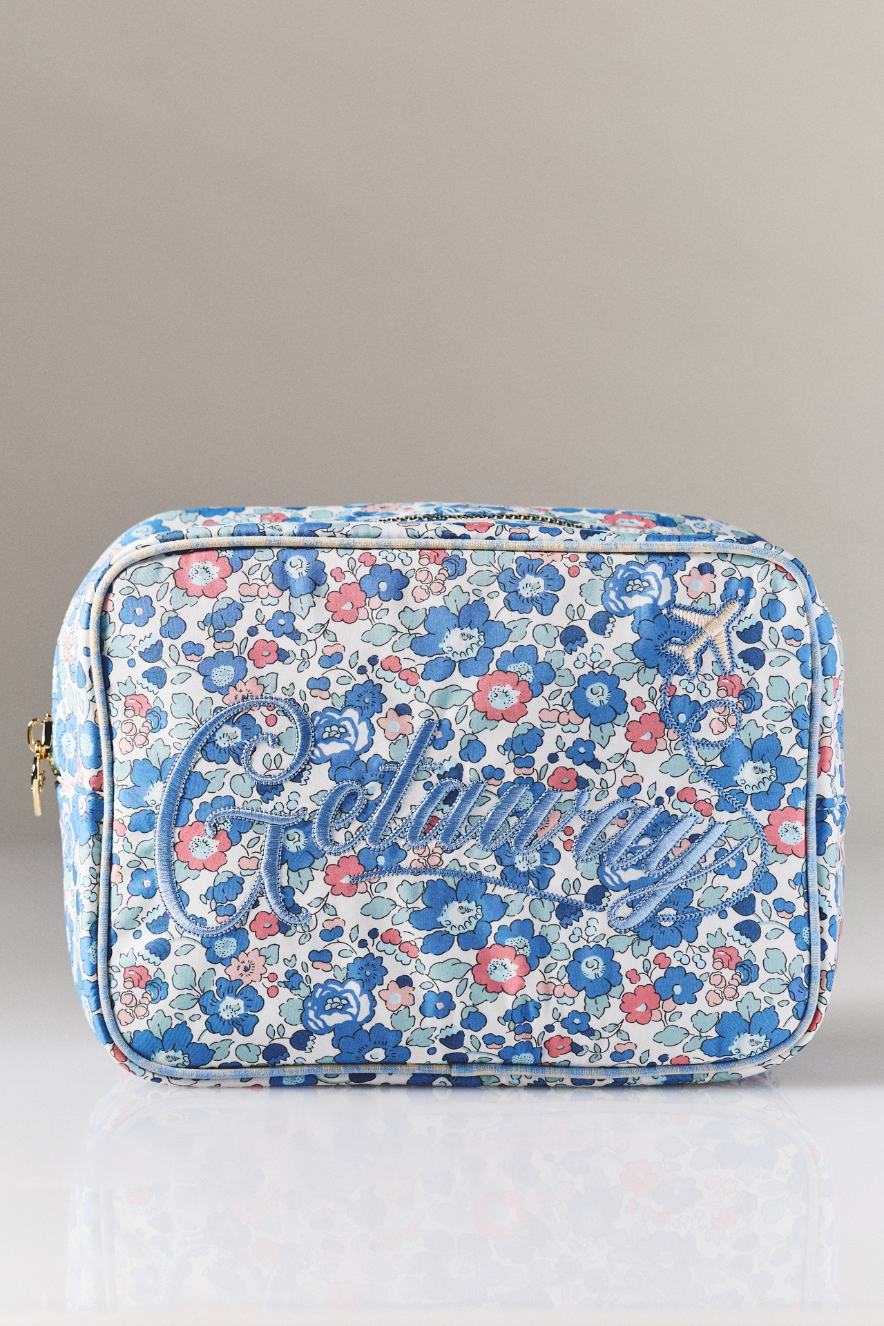 Stoney Clover Lane Embroidered Large Pouch