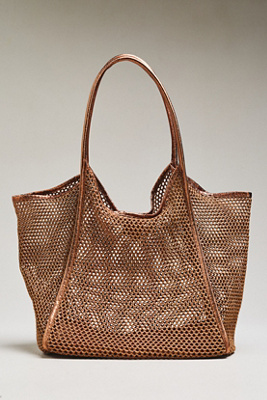 Shiraleah Sandra Metallic Mesh Tote Bag | Anthropologie