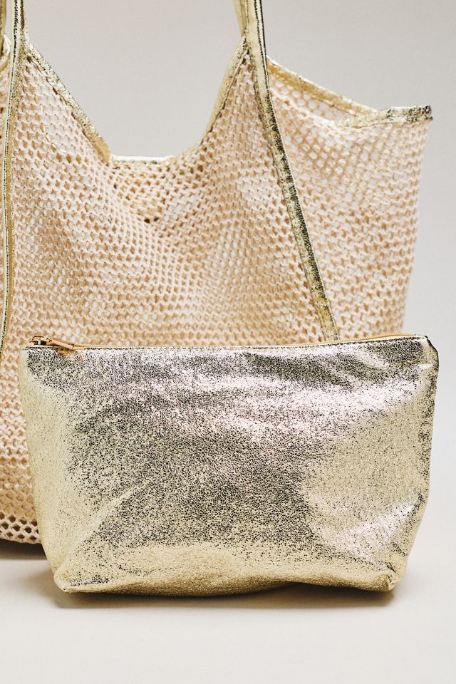 Shiraleah Sandra Metallic Mesh Tote Bag #2