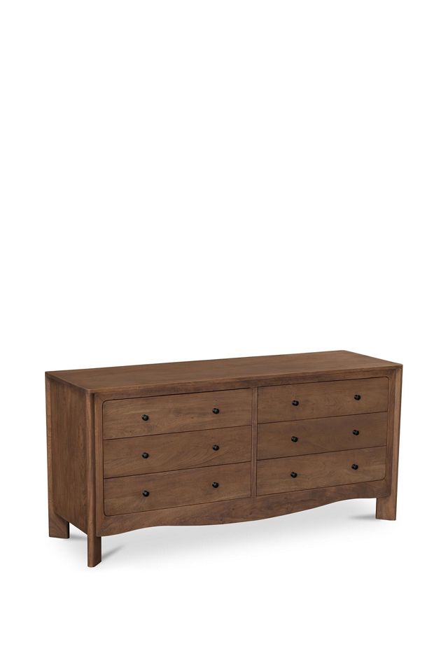 Mabel Oak Six-Drawer Dresser #1