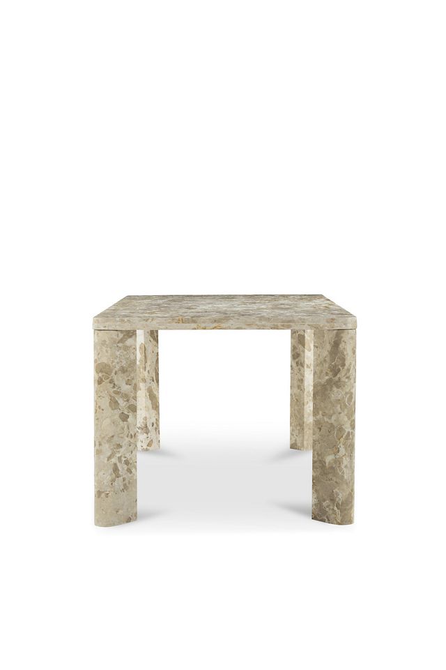 Segment Marble 30" Dining Table #3