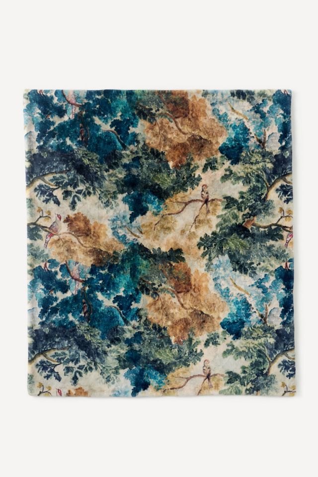 Printed Faux Fur Pattern Throw #4