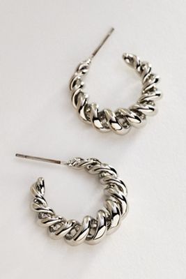 Boucles d'oreilles créoles spirales