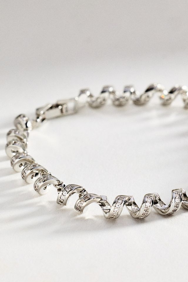 Spiral Crystal Bracelet #1