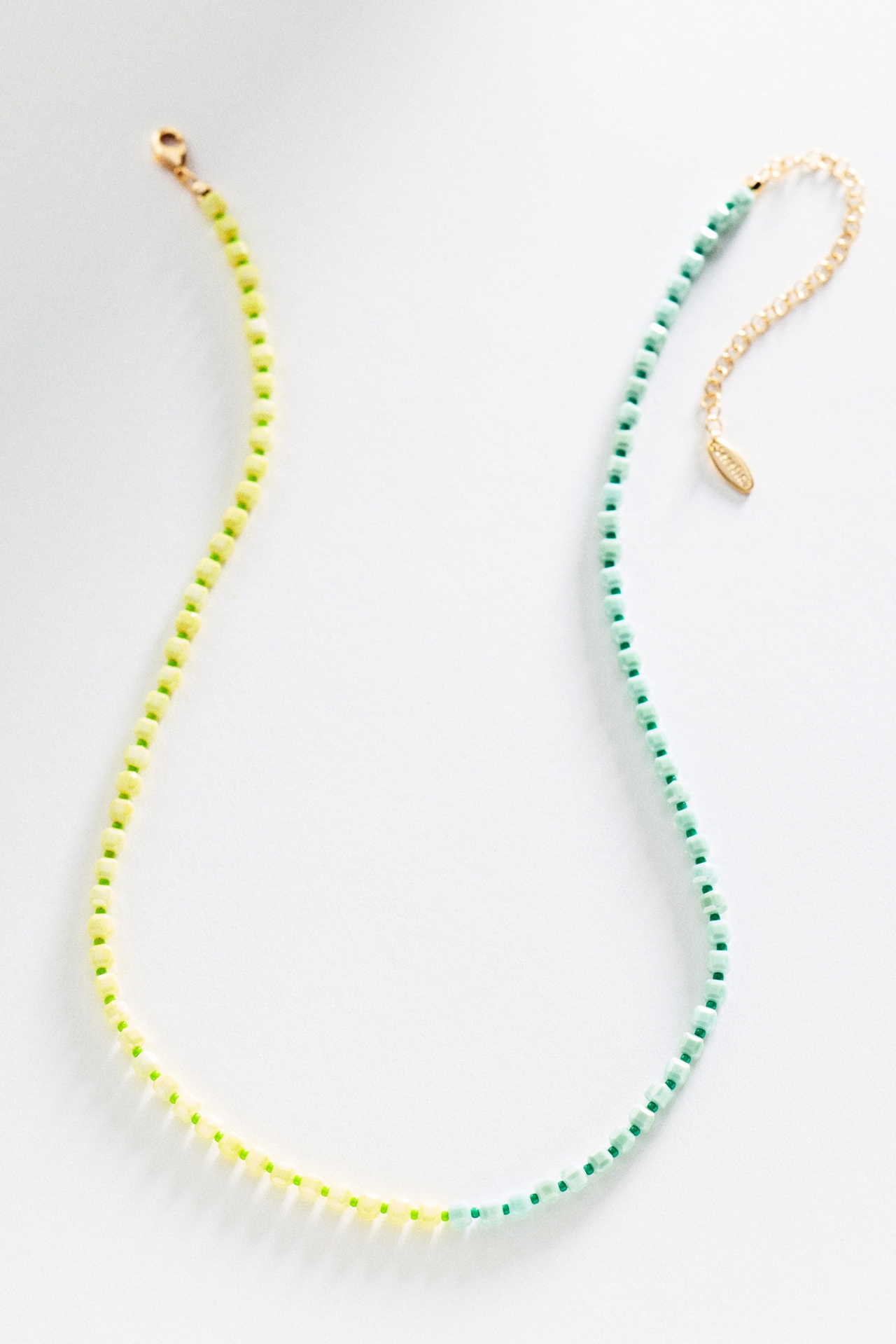 Multi-Color Beaded Collar Necklace