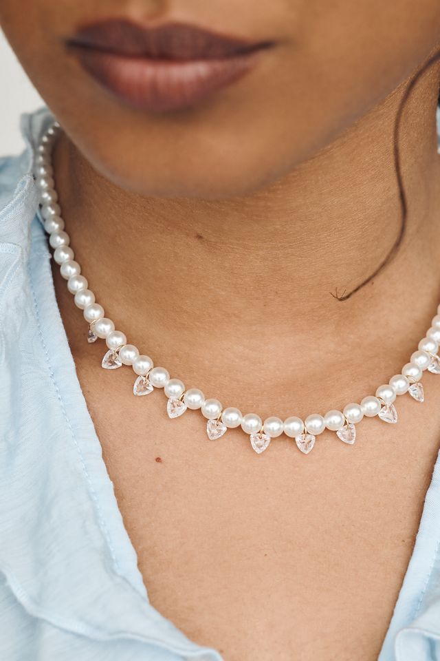 Beaded Crystal Necklace #1